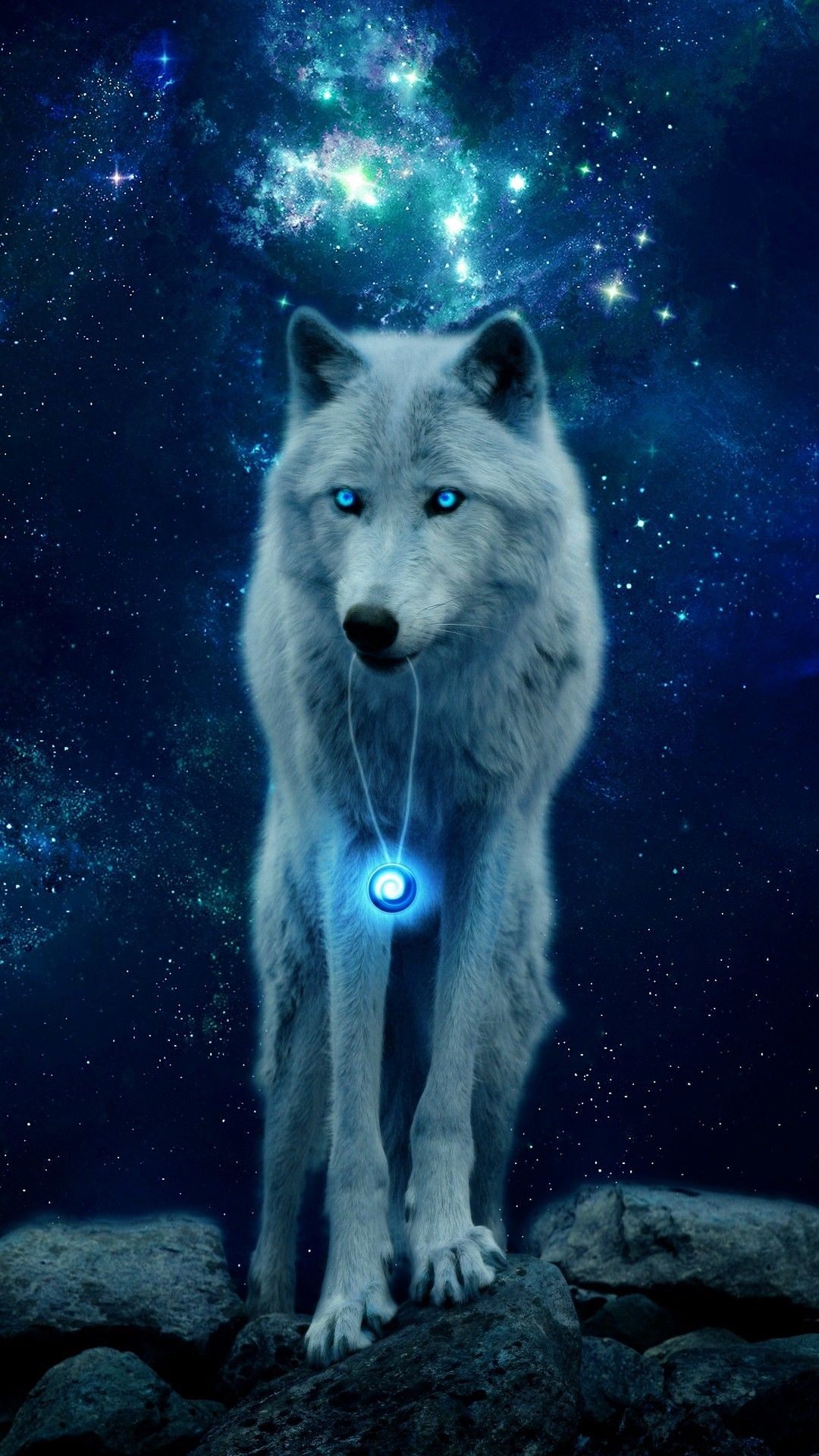 Featured image of post Night Wolf Galaxy Mystical Wolves Wallpaper