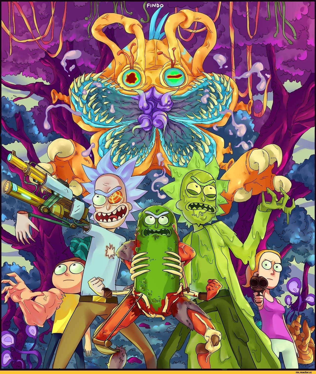 Featured image of post Rick And Morty Trippy Background