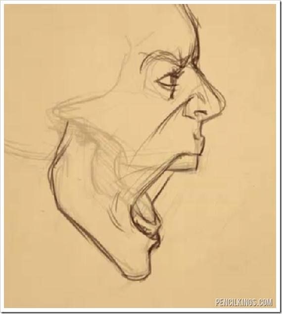 Featured image of post Side Profile Screaming Face Drawing